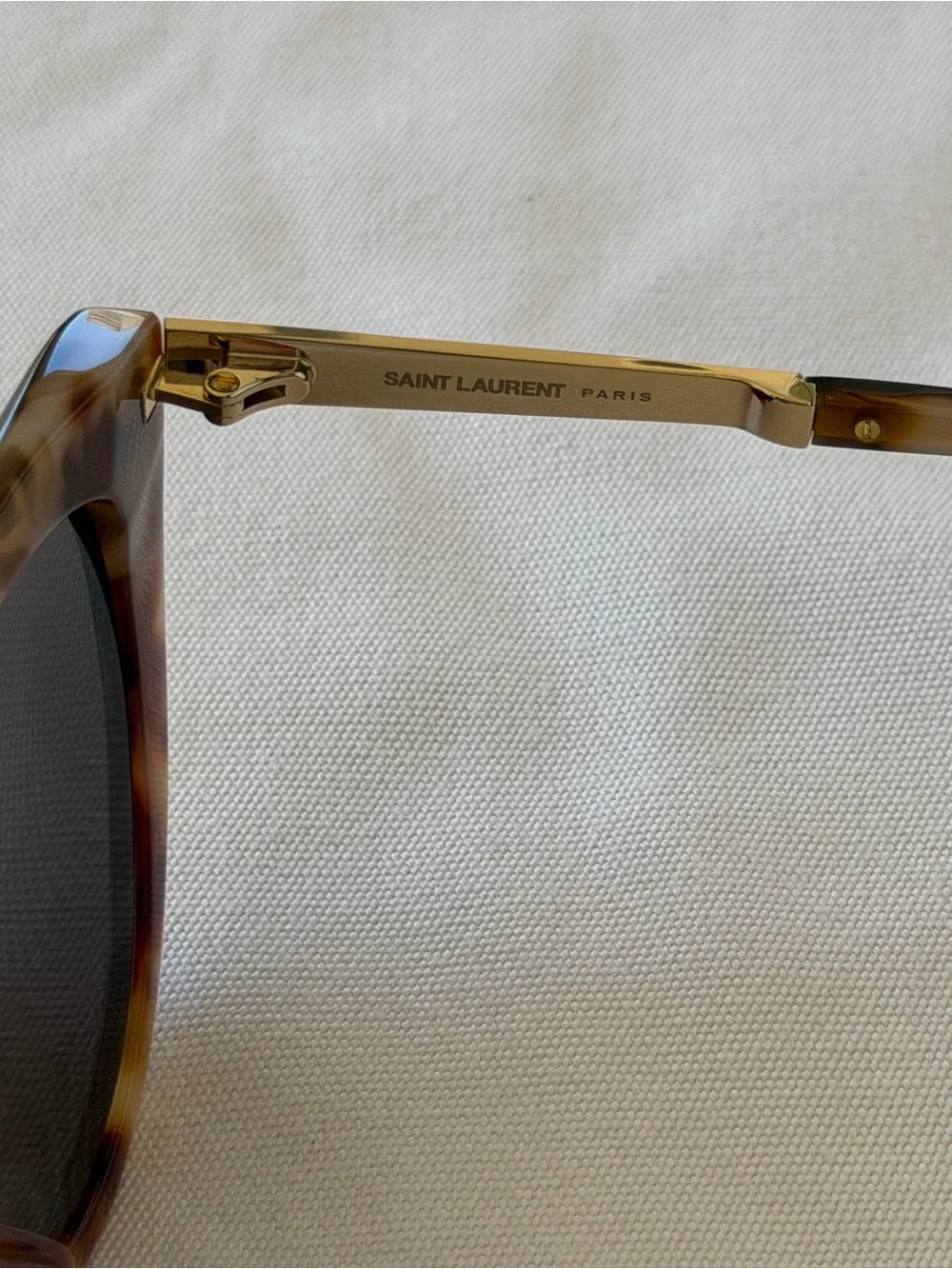 Saint Laurent Tortoiseshell Cat-Eye Sunglasses - Tortoise & Brown Lenses